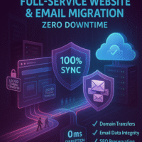 Website Migration (Email data, Website and Domain)
