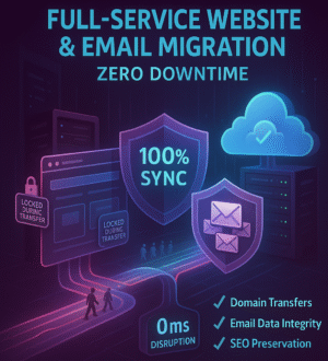 Website Migration (Email data, Website and Domain)
