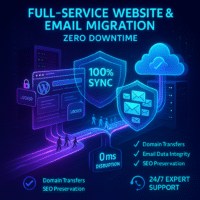 Website Migration (Email data and Website)